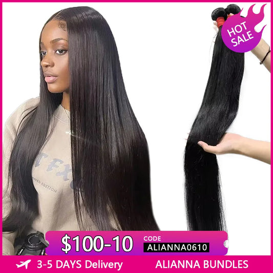 10A Brazilian Human Hair Bundles - Long and Luxurious